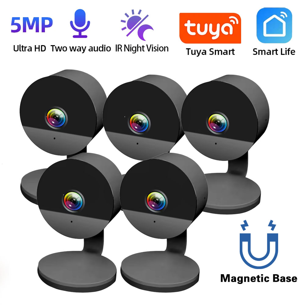 Cctv Camera System 8 Camera Wireless - Caméra magnétique sans fil 5MP Tuya