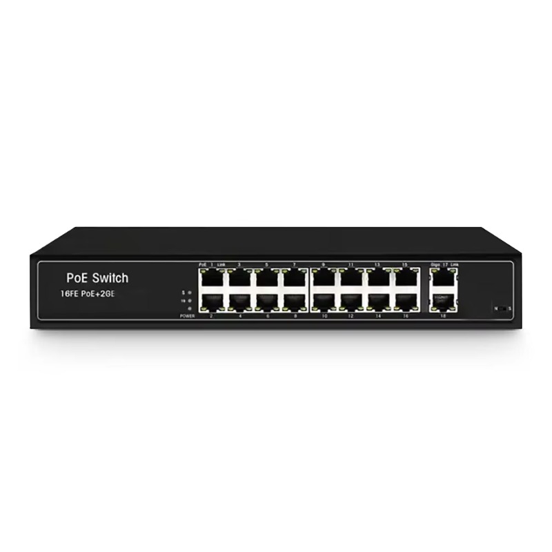 Nvr Poe Switch 16 Port - Commutateur NVR PoE 802.3af 16 ports,
