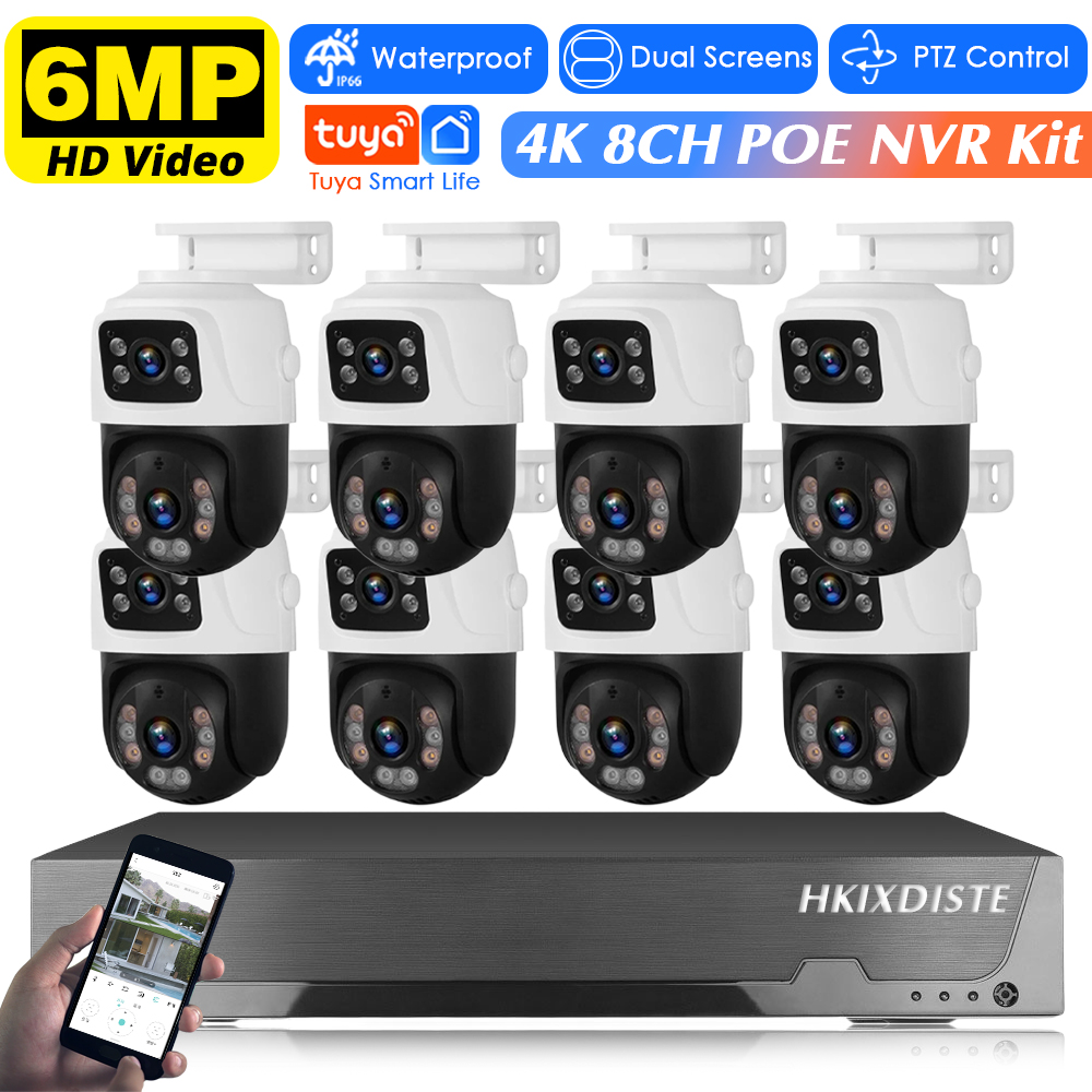 Cctv Nvr System 8 Channel 4K Poe - H.265 système de vidéosurveillance intelligent 8CH