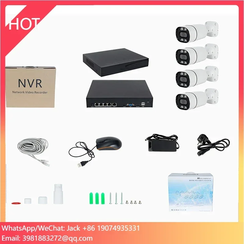 Nvr Kit 4 Camera 5Mp Poe - Kit NVR 4 canaux 5MP avec