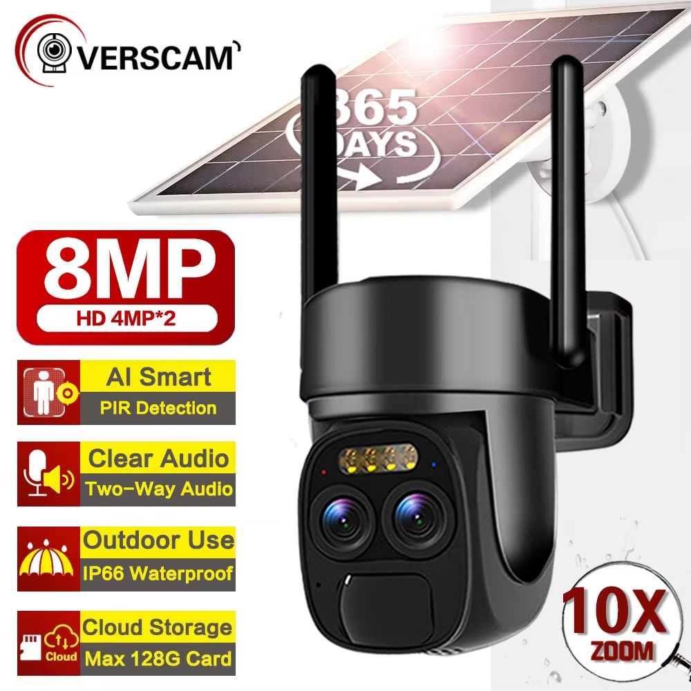 Ip Camera 4K 8Mp Outdoor Ptz - 8MP extérieur 4K 10X Zoom optique