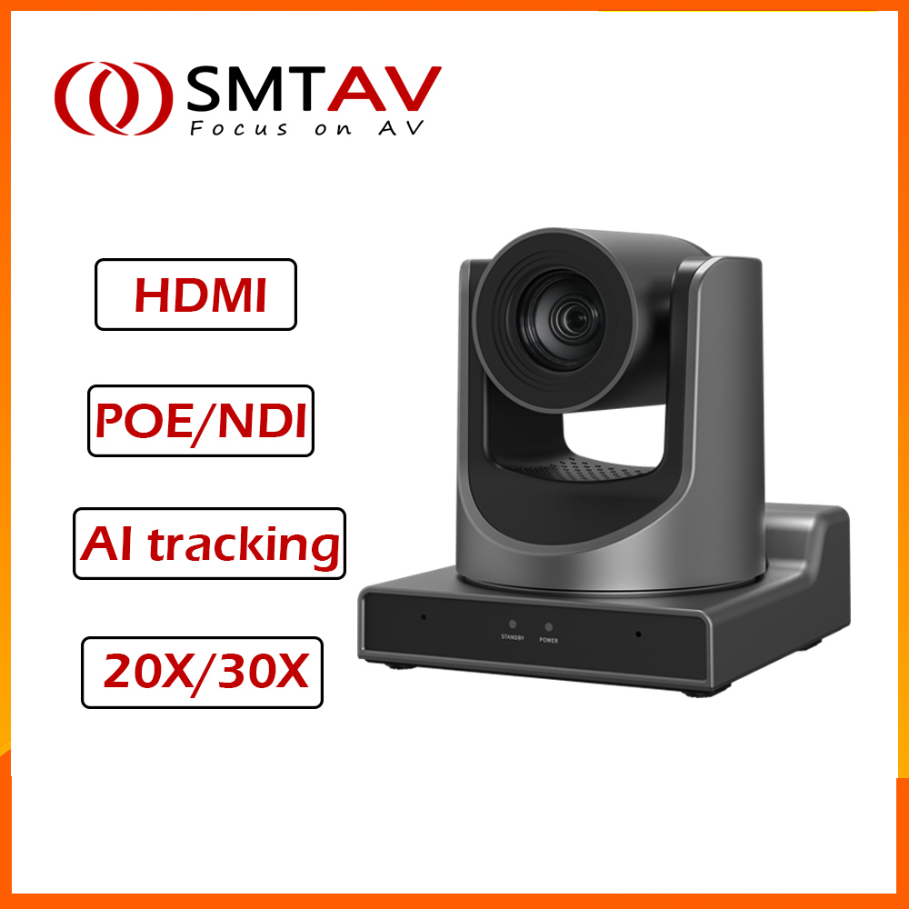 Ptz Camera 30X Zoom Poe - SMTAV AI suivi NDI PTZ caméra