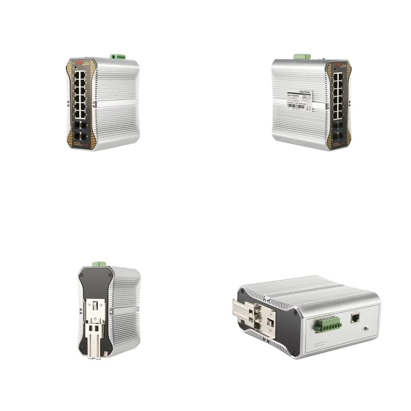 Nvr Poe Switch 16 Port - Commutateur PoE industriel géré L3 16