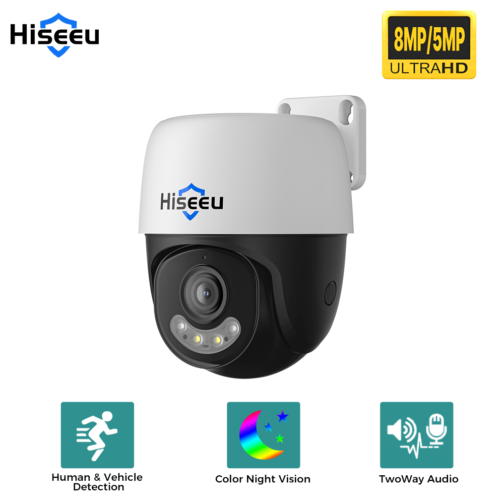 Caméra IP POE PTZ Hiseeu 4K 5/ - Ip Camera 4K 8Mp Outdoor Ptz avis et prix