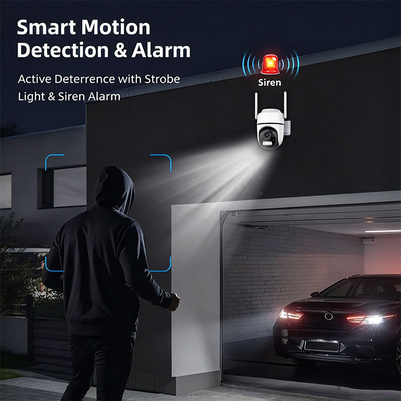Caméra IP WiFi 2MP d'extérieur - Cctv Camera System 8 Camera Wireless avis et prix