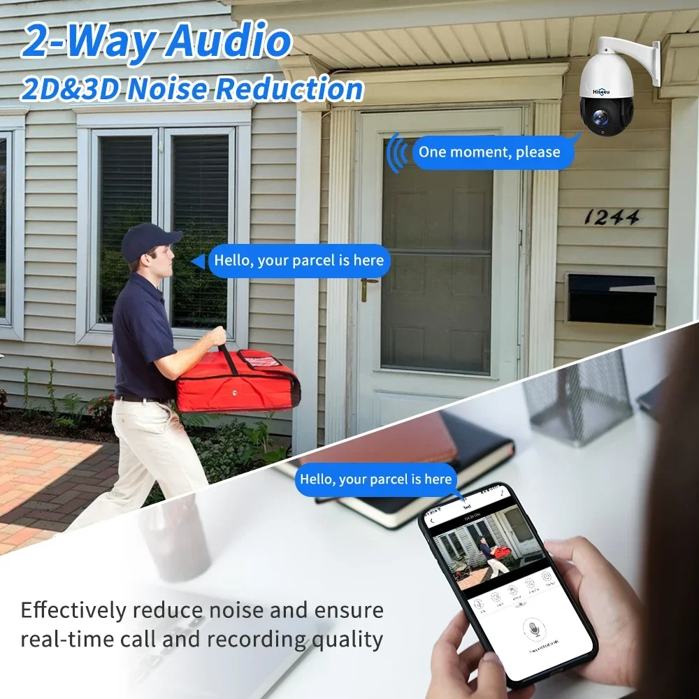 Caméra PTZ IP66 30X Zoom Optiq - Poe Security Camera 8Mp 4K avis et prix