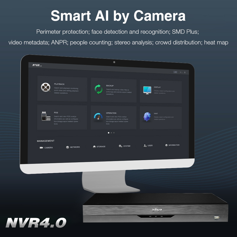 Dahua NVR4104HS-P-EI 4PoE NVR4 - Dahua Nvr 16 Channel avis et prix