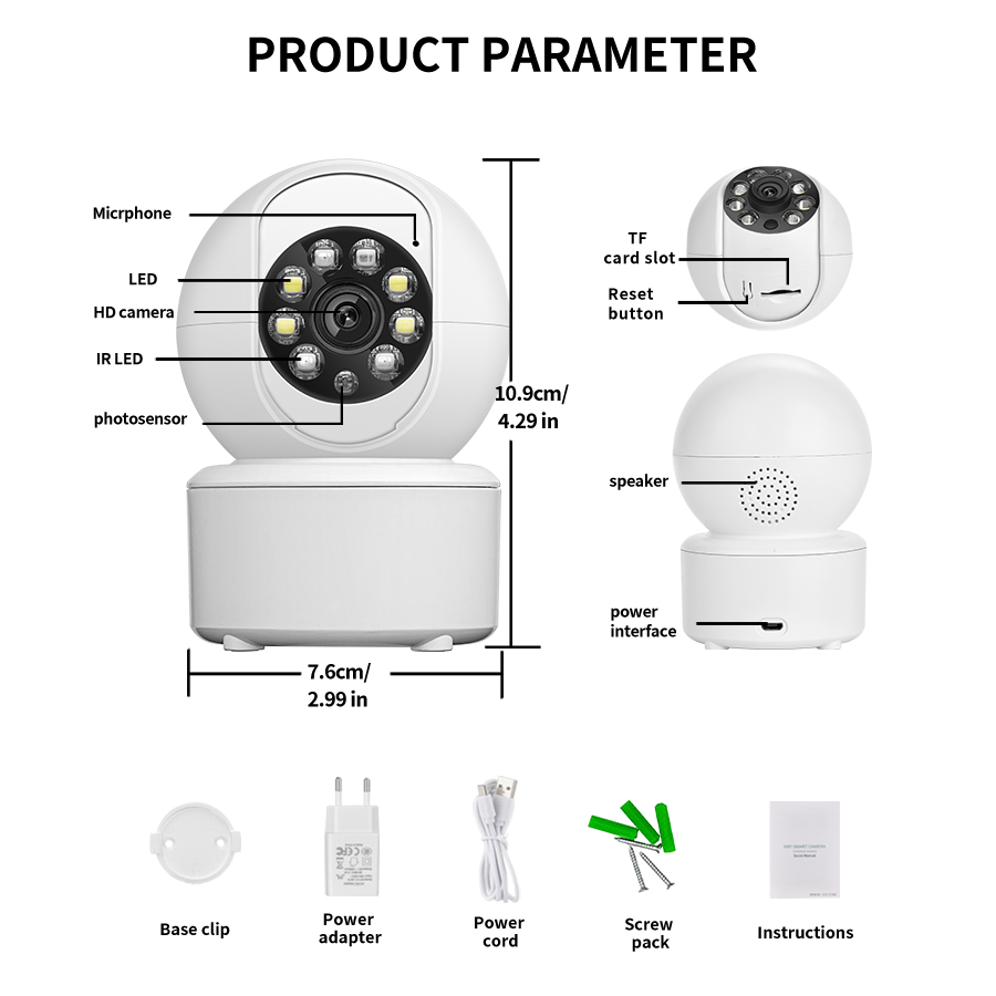 Caméra de sécurité WIFI sans f - Cctv Camera System 8 Camera Wireless avis et prix