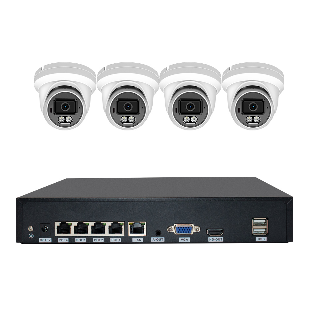 Kit NVR PoE 4 canaux 5MP avec  - Nvr Kit 4 Camera 5Mp Poe avis et prix