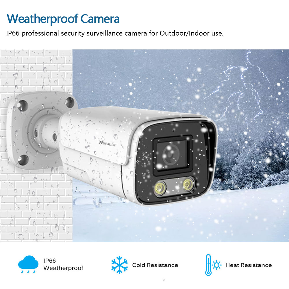 Caméra de vidéosurveillance PO - Poe Security Camera 8Mp 4K avis et prix