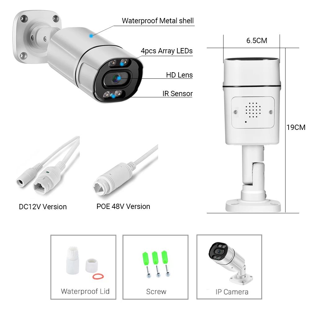 Système de caméra CCTV dôme PO - Nvr 16 Channel 4K H265 avis et prix