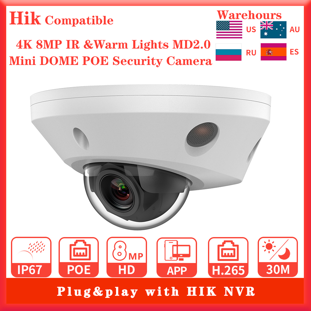 Caméra IP Hikvision compatible - Hikvision Ip Camera 8Mp Dome avis et prix