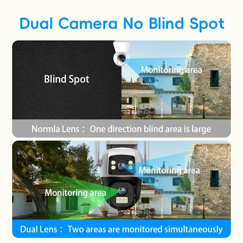 Caméra IP WIFI 8MP 4K PTZ exté - Cctv Camera System 8 Camera Wireless avis et prix