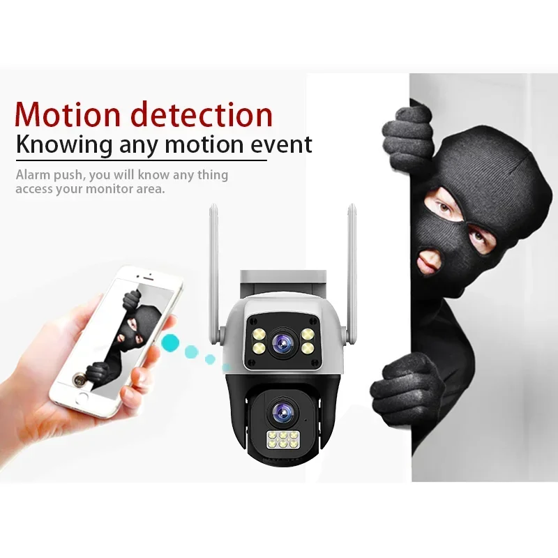 Caméra IP WIFI 8MP 4K PTZ exté - Cctv Camera System 8 Camera Wireless avis et prix
