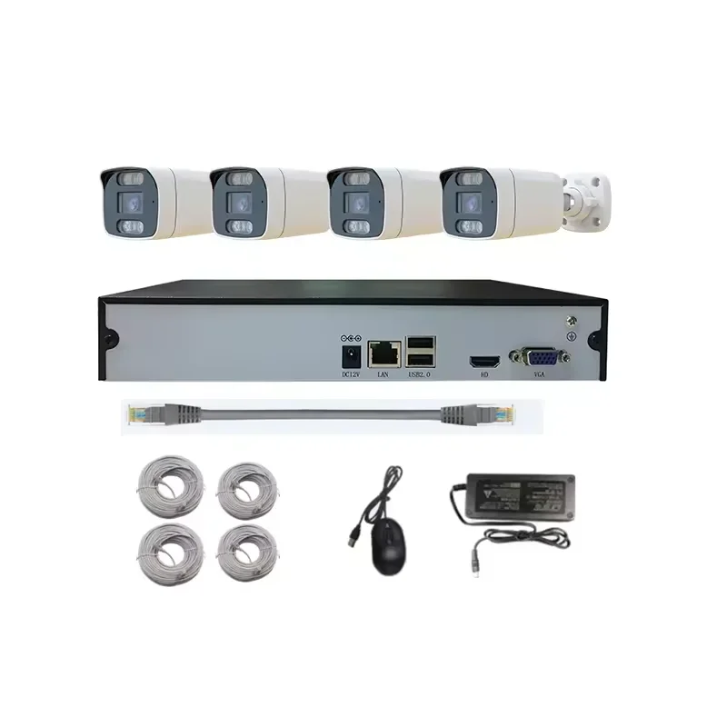 Kit NVR AI 4 canaux avec camér - Nvr Kit 4 Camera 5Mp Poe avis et prix