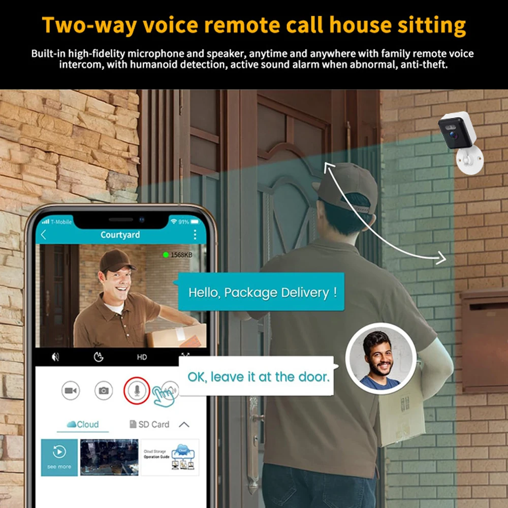 Caméra IP WiFi Intelligente Tu - Cctv Camera System 8 Camera Wireless avis et prix