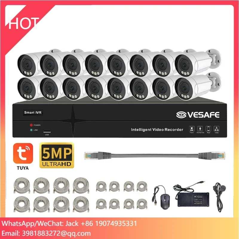 Kit de surveillance extérieure - Nvr Kit 4 Camera 5Mp Poe avis et prix
