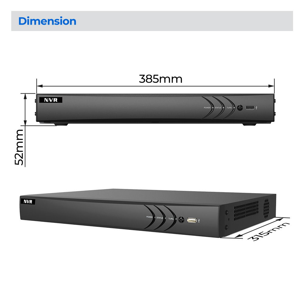 Enregistreur réseau Hikvision  - Nvr 16 Channel 4K H265 avis et prix