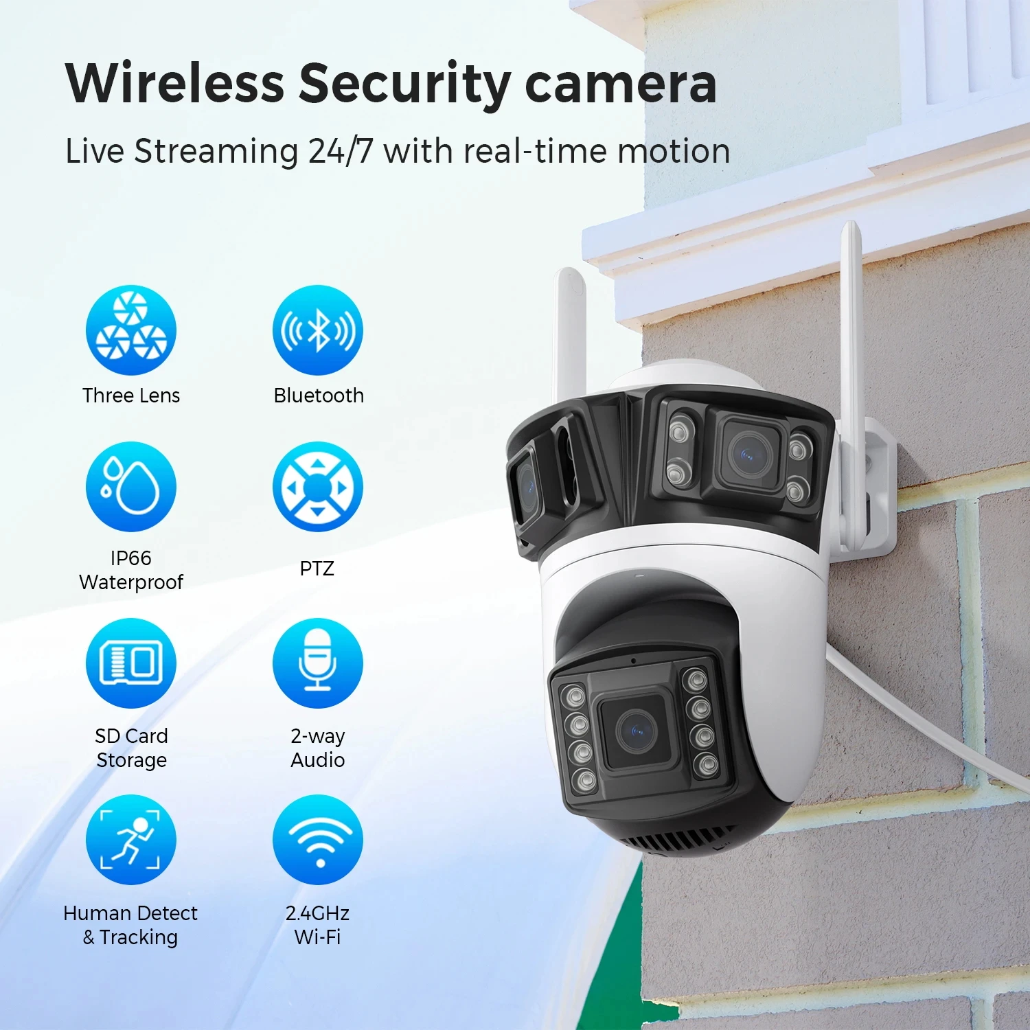 Système de caméra 6K 12MP HD à - Cctv Camera System 8 Camera Wireless avis et prix