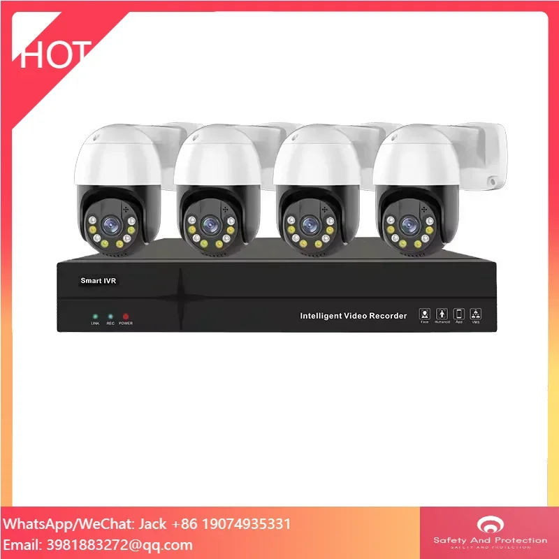 Ensemble de caméras IP dôme 4  - Nvr Kit 4 Camera 5Mp Poe avis et prix