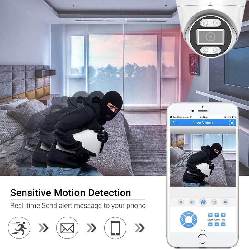 Caméra IP sans fil Wifi 4K 8MP - Hikvision Ip Camera 8Mp Dome avis et prix