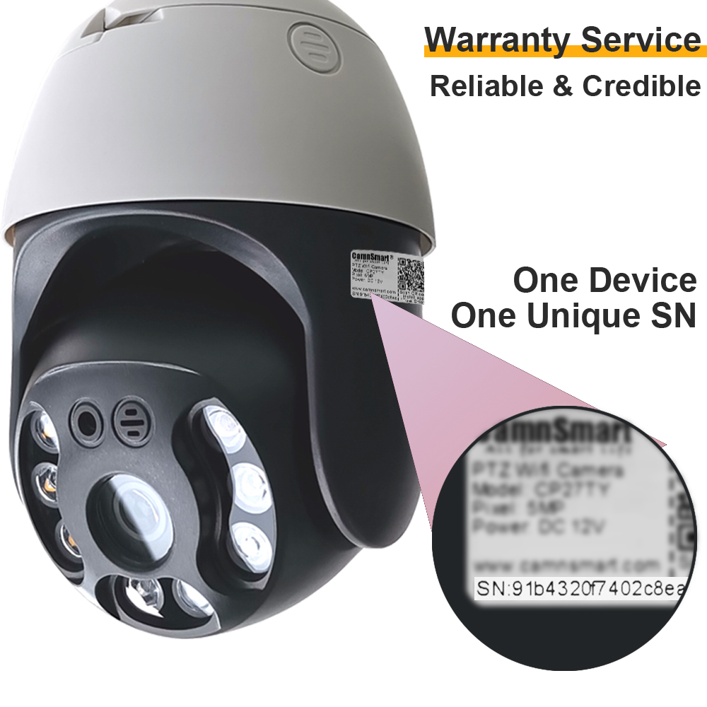 Camnsmart Tuya 5MP Alexa Wifi  - Cctv Camera System 8 Camera Wireless avis et prix