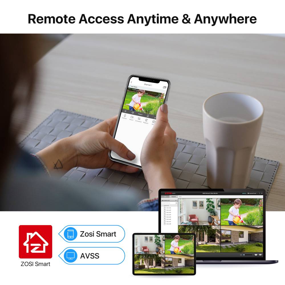 ZOSI, enregistreur vidéo résea - Nvr 16 Channel 4K H265 avis et prix