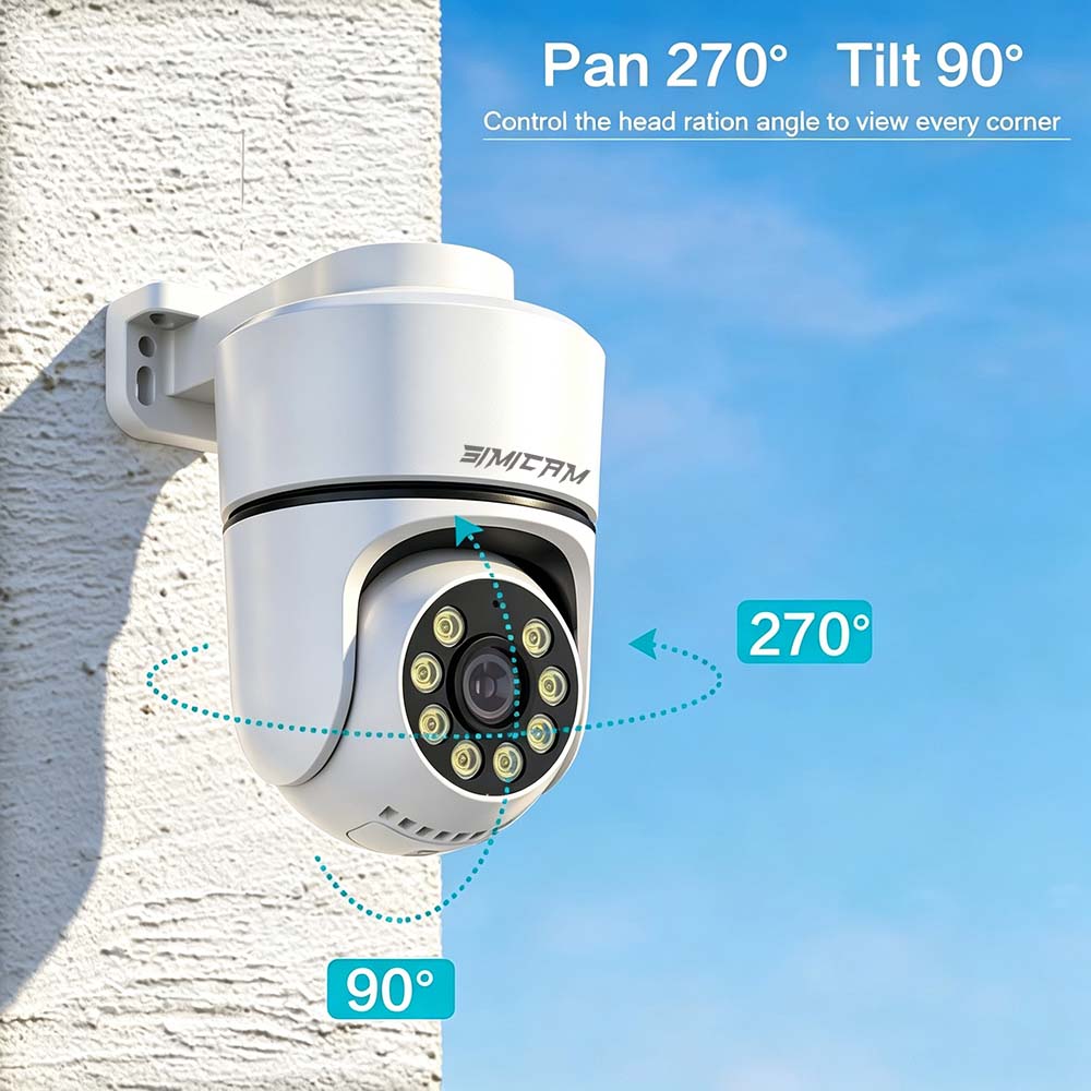 Caméra de sécurité IP PoE PTZ  - Ip Camera 4K 8Mp Outdoor Ptz avis et prix