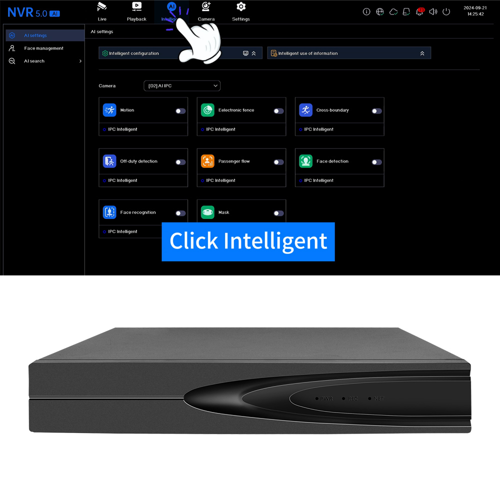 Kit NVR 16 canaux 4K avec reco - Nvr 16 Channel 4K H265 avis et prix