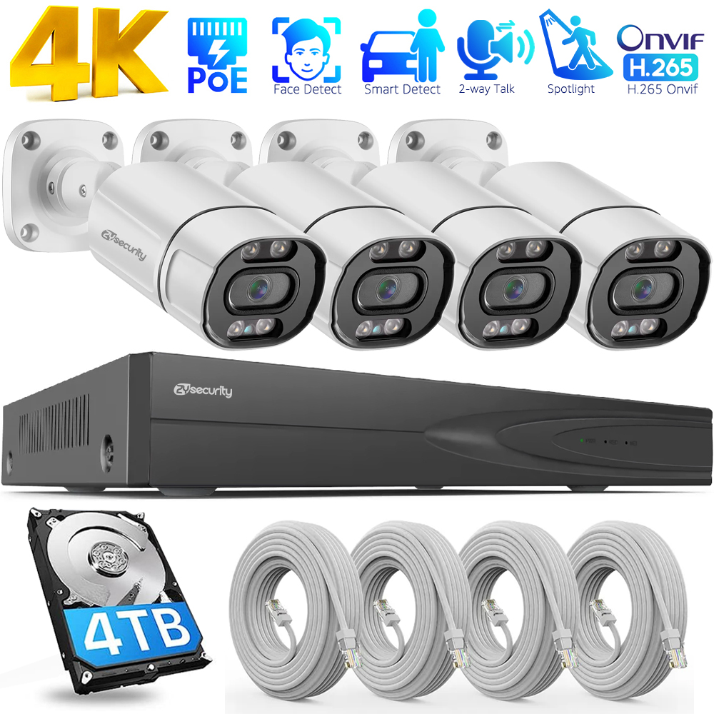 Système de caméra de sécurité  - Nvr Kit 4 Camera 5Mp Poe avis et prix
