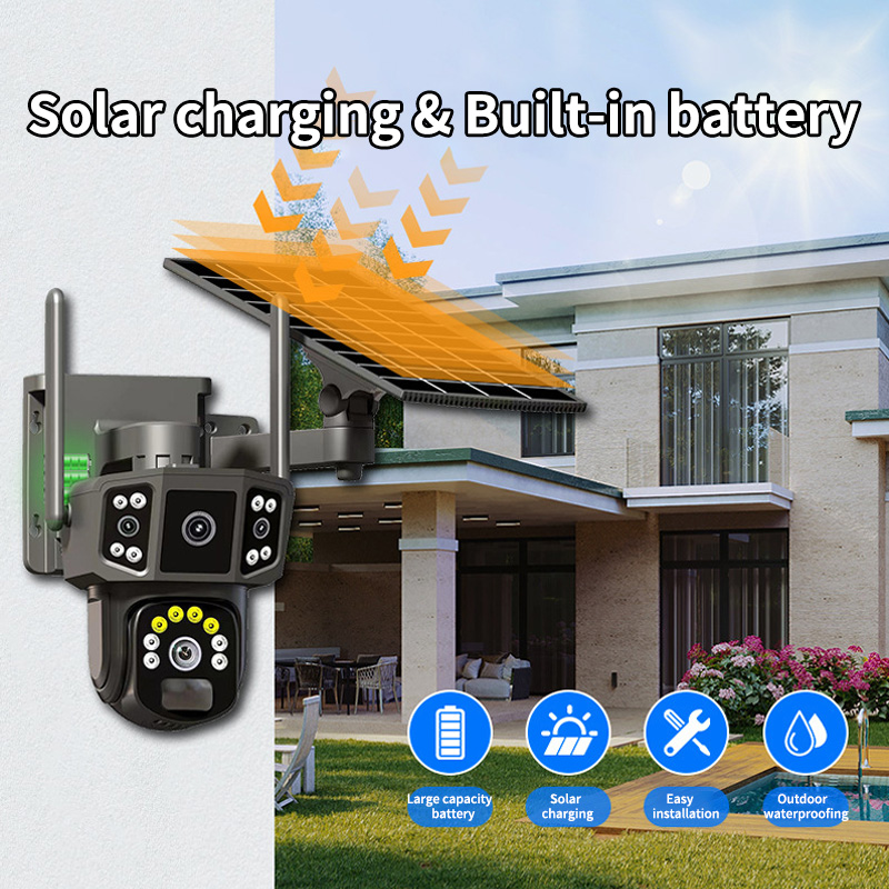 Caméra de sécurité extérieure  - Security Camera System Solar 4G avis et prix