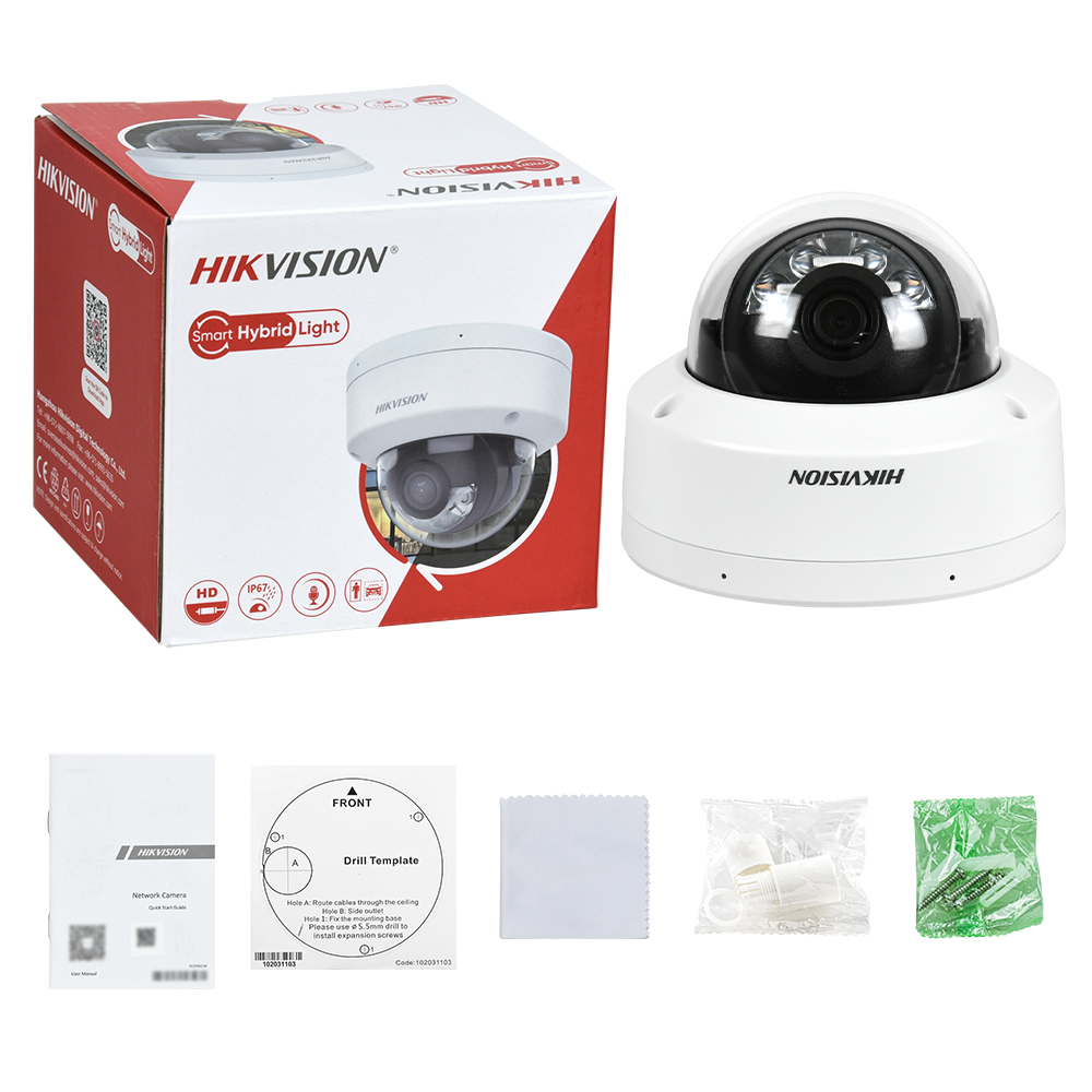 Système de caméra de sécurité  - Hikvision Ip Camera 8Mp Dome avis et prix