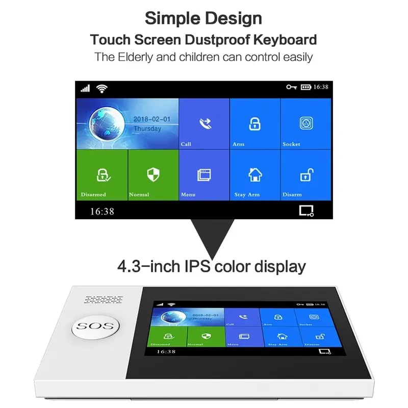 Système d'alarme intelligent T - Security Camera System Solar 4G avis et prix
