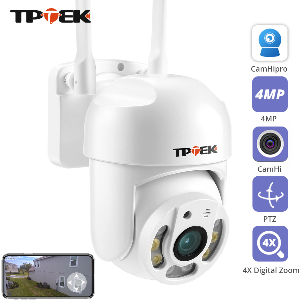 4MP PTZ WIFI caméra IP 1080P C - Cctv Camera System 8 Camera Wireless avis et prix